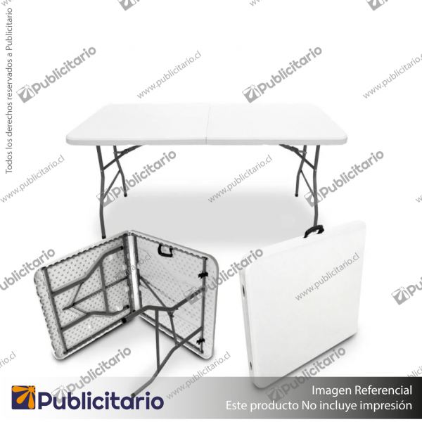 Mesa Plegable 152x70x74 Blanco